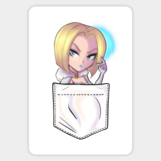 Pocket White Queen Sticker